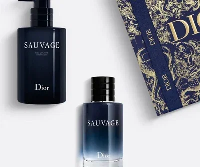 DIOR SAUVAGE SET-EAU DE TOILETTE 30ML + SHOWER GEL 250ML AUTO WIN 10/05