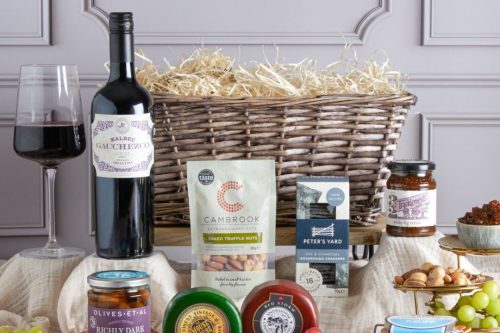 LUXURY WINE, CHEESE & RILLETTE HAMPER AUTO WIN 12/06