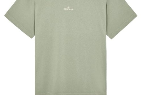 STONE ISLAND SAGE GREEN TSHIRT -AUTO WIN