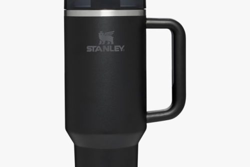 Stanley Quencher Recycled Stainless Steel Flowstate Tumbler, 1.18L, Black-AUTO WIN