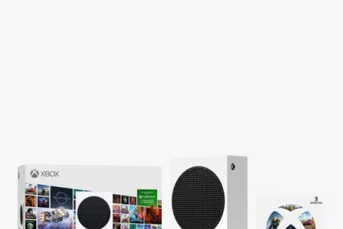 Microsoft Xbox Series S Digital Edition Console, 512GB, with Wireless Controller & 3 Months of Game Pass Ultimate, White- AUTO WIN