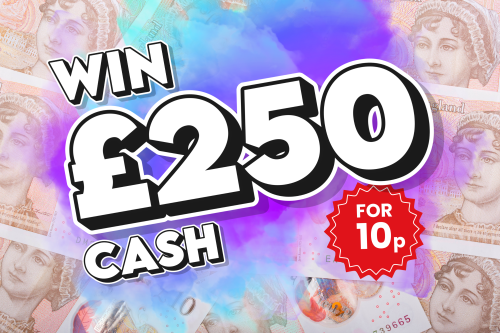WIN £250 CASH FOR 10P-AUTO WIN-15/06