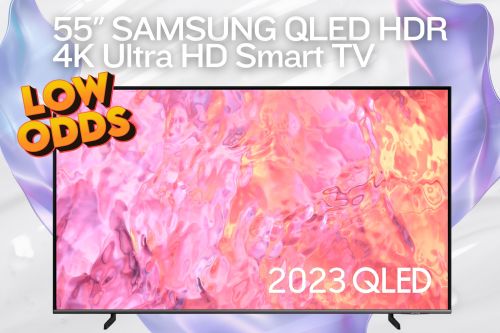 Samsung  QLED HDR 4K Ultra HD Smart TV, 55 inch -LOW ODDS - 03/07