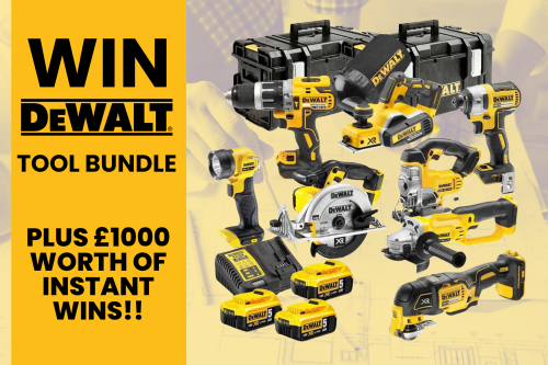 DeWalt TDKIT8 XR 18V 8 Piece Kit with 3x 5.0Ah Batteries OR £800 CASH ALT PLUS £1000 WORTH OF INSTANT WINS!!