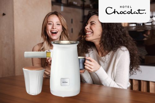 Hotel Chocolat Velvetiser & 2x Podcups-AUTO WIN