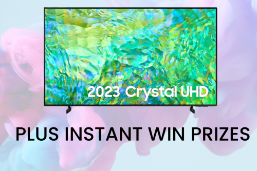 SAMSUNG 55" TV + 5 INSTANT WINS -07/07