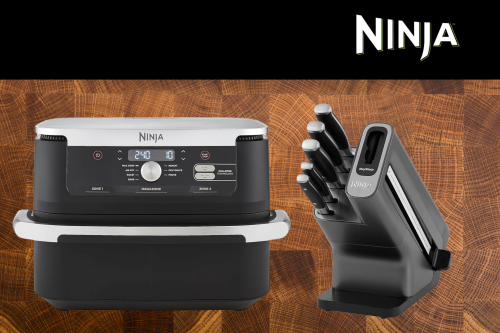 NINJA Foodi FlexDrawer Air Fryer & StaySharp Knife Set 25/06