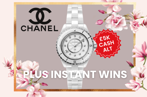 CHANEL Ceramic and Diamond J12 Watch PLUS MEGA INSTANT WINS
