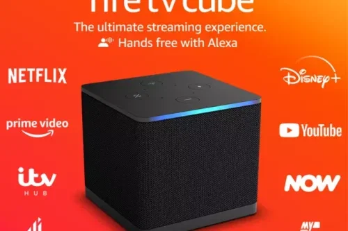 Amazon Fire TV Cube (2022) Ultra HD Streaming Device with Alexa Voice Remote- AUTO WIN 14/07