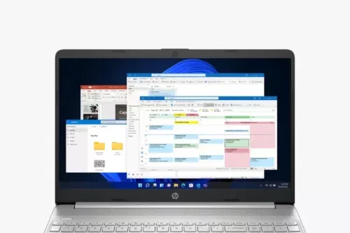 HP 15s-fq5021na Laptop, Intel Core i5 Processor, 8GB RAM, 256GB SSD, 15.6” Full HD, Silver-AUTO WIN