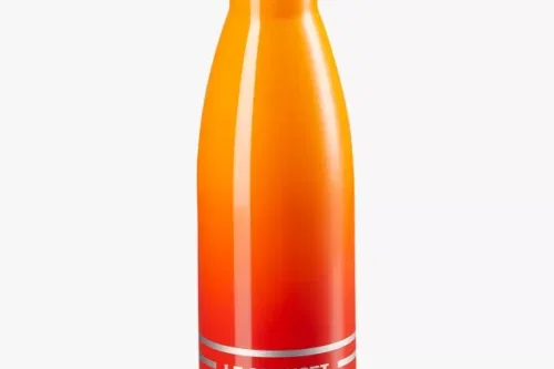 LE CREUSET DOUBLE WALL VACUUM INSULATED STAINLESS STEEL DRINKS BOTTLE - 500ML - AUTO WIN 19/08