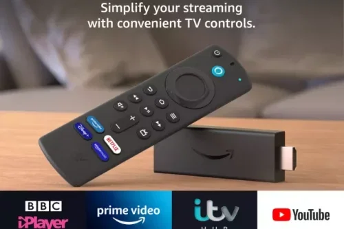 AMAZON FIRE TV STICK (2021), HD STREAMING DEVICE WITH ALEXA VOICE REMOTE- AUTO WIN 13/07