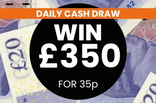 AUTO WIN-DAILY CASH DRAW – WIN £350 CASH FOR 35P- 22/07