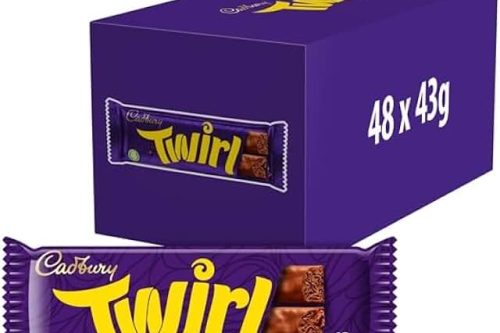 🦊Twirl Original Milk Chocolate Whirly Chocolate 43g (1 Box (48 Bars), -auto win