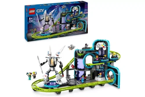 LEGO City Robot World Roller-Coaster Park Creative Toy 60421  -AUTO WIN