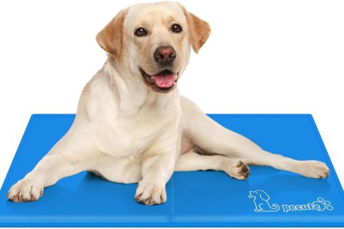 🦊Pecute Dog Cooling Mat Medium 65x50cm, Durable Pet Cool Mat Non-Toxic Gel Self Cooling Pad, Great for Dogs Cats in Hot Summer 31/07