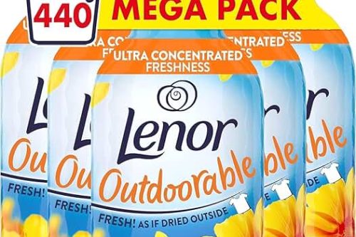 🦊LENOR OUTDOORABLE FABRIC CONDITIONER, 440 WASHES (770 ml x 8), SUMMER BREEZE #1