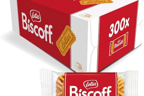 Biscoff Original Caramelised Single Biscuits (Pack of 300 - catering size) x2 Boxes -Auto win