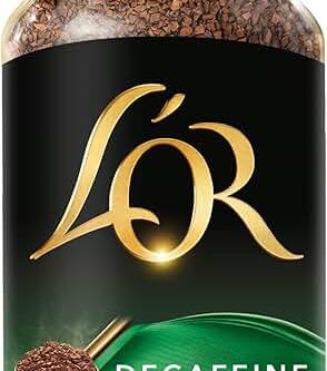 🦊L'OR Decaf Instant Coffee 150g (Pack of 6 Jars, Total of 900g)-auto win