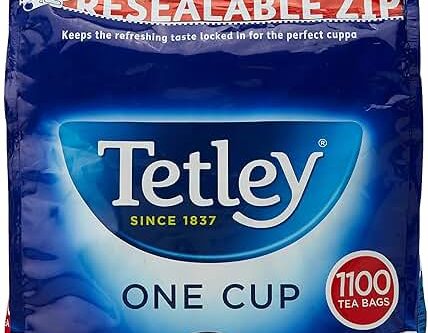 🦊TETLEY ONE CUP TEA BAGS, 1100-AUTO WIN #1