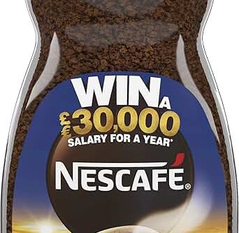NESCAFÉ Original Decaf Instant Coffee 100g, Rich Aroma, Full and Bold Flavour (Pack of 6) -AUTO WIN