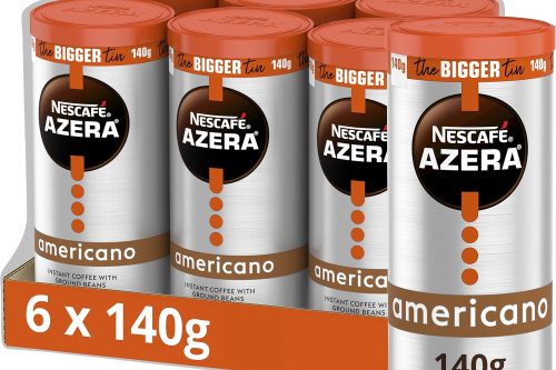 🦊NESCAFÉ AZERA AMERICANO INSTANT COFFEE 140G (PACK OF 6) 28/07
