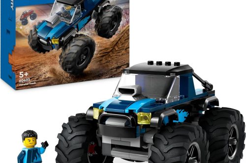 🦊LEGO CITY BLUE MONSTER TRUCK TOY- 2 WINNERS AUTO WIN #1