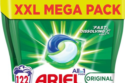 🦊ARIEL ALL-IN-1 PODS, WASHING LIQUID LAUNDRY LAUNDRY DETERGENT CAPSULES 122 WASHES #1