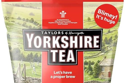 🦊YORKSHIRE TEA BAGS 3.25 KG (1040 TEA BAGS)-AUTO WIN – 09/10