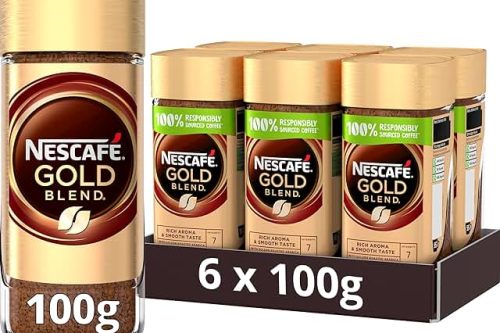 NESCAFÉ Gold Blend Instant Coffee 100 g (Pack of 6) - AUTO WIN