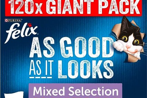🦊Felix As Good As It Looks Meat And Fish Cat Food, 100 g (Pack of 120) -AUTO WIN