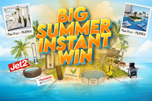 The BIG Summer Instant Win Competition- MAIN PRIZE MAJORCA HOLIDAY FOR 2!