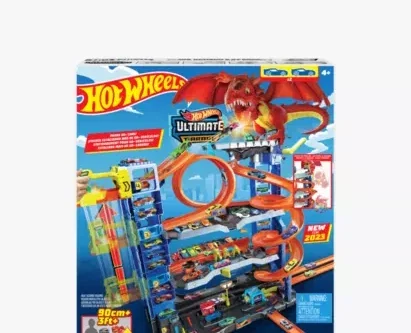 🦊Hot Wheels City Ultimate Garage Track Set-auto win