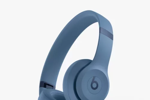 🦊Beats Solo 4 Wireless Bluetooth On-Ear Headphones with Mic/Remote, Slate Blue- AUTO WIN