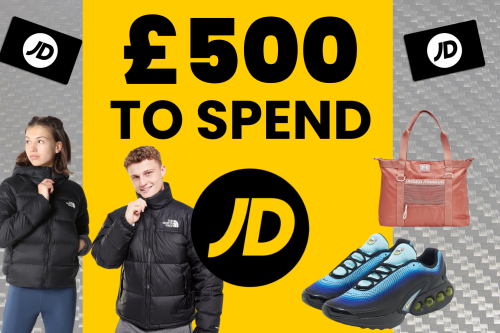 WIN £500 TO SPEND AT JD SPORTS