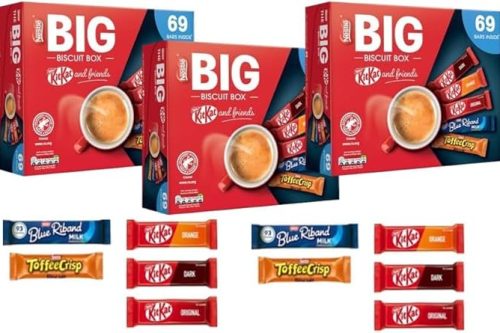 🦊Nestle - Kitkat and Friends Big Biscuit Box | 69 x Chocolate Biscuit Bars - AUTO WIN