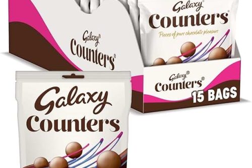 🦊Galaxy Counters ChocolatE , 15 x 122g-2 WINNERS - AUTO WIN