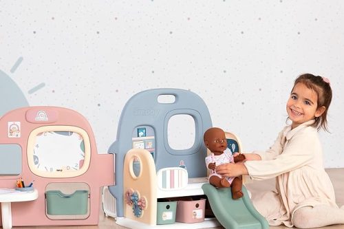 🦊Smoby BABY CHILD CARE CENTRE 27-Piece playset- AUTO WIN