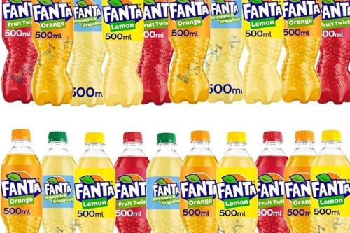🦊Fantta Soft Drink Random Mixed Case 500ml Bottles - Fruit Twist,Orange,Lemon,Pineapple & Grapefruit (20) -AUTO WIN