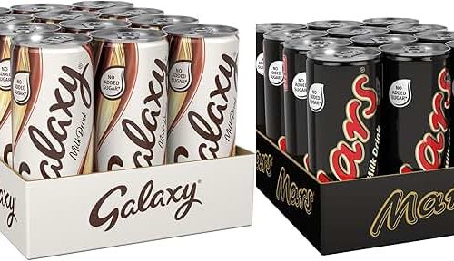 🦊Mars Chocolate Milk Drink, 12 x 250ml & Galaxy Chocolate Milk Drink, 12 x 250ml -AUTO WIN