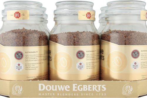 🦊DOUWE EGBERTS PURE GOLD MEDIUM ROAST INSTANT COFFEE 190G (PACK OF 6 JARS) AUTO WIN 08/08
