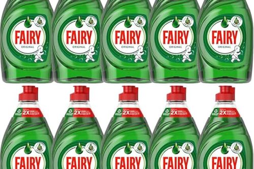 🦊Fairy Original Washing Up Liquid Green with LiftAction 10 x 320ml Box Pack -2 WINNERS-AUTO WIN
