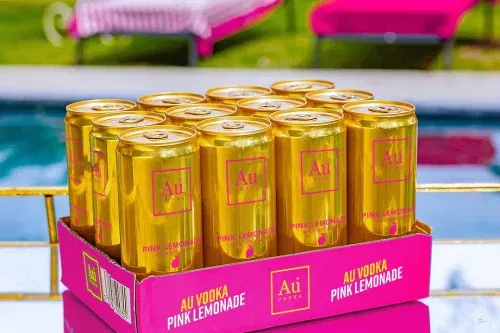 🦊AU VODKA PINK LEMONADE PRE-MIXED 12 CANS 04/10
