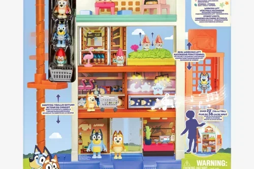 🦊 BLUEY Hammerbarn shopping centre playset 56cm-AUTO WIN