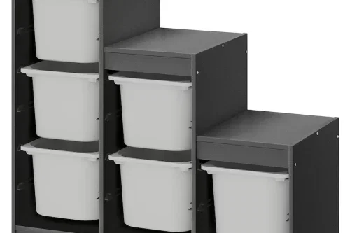 TROFAST Storage combination, grey/grey, 99x44x94 cm- AUTO WIN