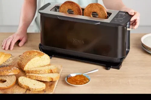 Ninja ST200UK Foodi 3-in-1 Toaster, Grill & Panini Press, Black
