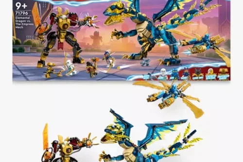 🦊LEGO Ninjago 71796 Elemental Dragon vs. The Empress Mech-auto win