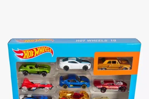 🦊 Hot Wheels Race Ready 10 Car Pack- 2 WINNERS-AUTO WIN
