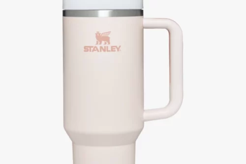 🦊Stanley Quencher Recycled Stainless Steel Flowstate Tumbler, 1.18L, Rose Quartz-AUTO WIN