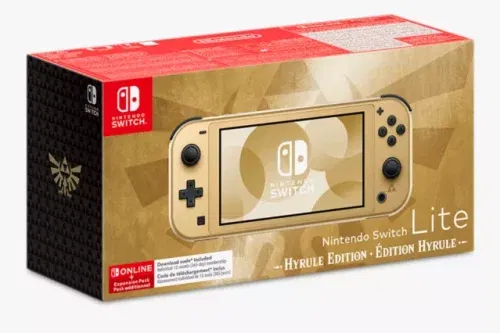 Nintendo Switch Lite: Hyrule Edition, Gold